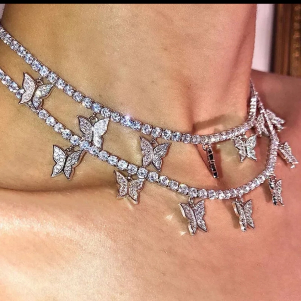 Butterfly Choker Necklace